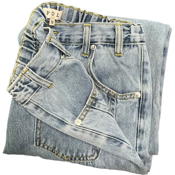 POL Women’s Boyfriend Jeans Pants Light Blue Size Medium NEW in package - Picture 13 of 16